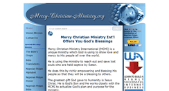 Desktop Screenshot of mercy-christian-ministry.org