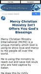 Mobile Screenshot of mercy-christian-ministry.org